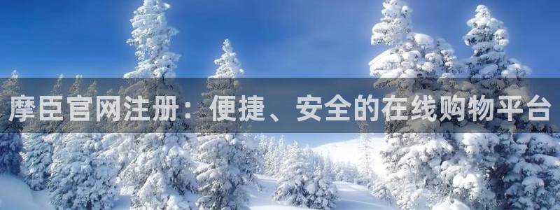 开丰娱乐3平台注册：摩臣官网注册：便捷、安全的在线购物平台