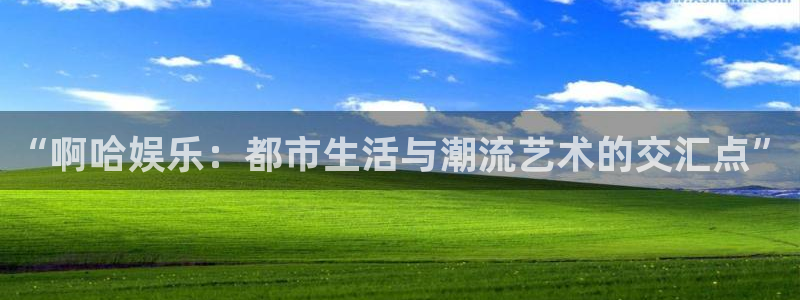 开丰娱乐4开户：“啊哈娱乐：都市生活与潮流艺术的交汇点”